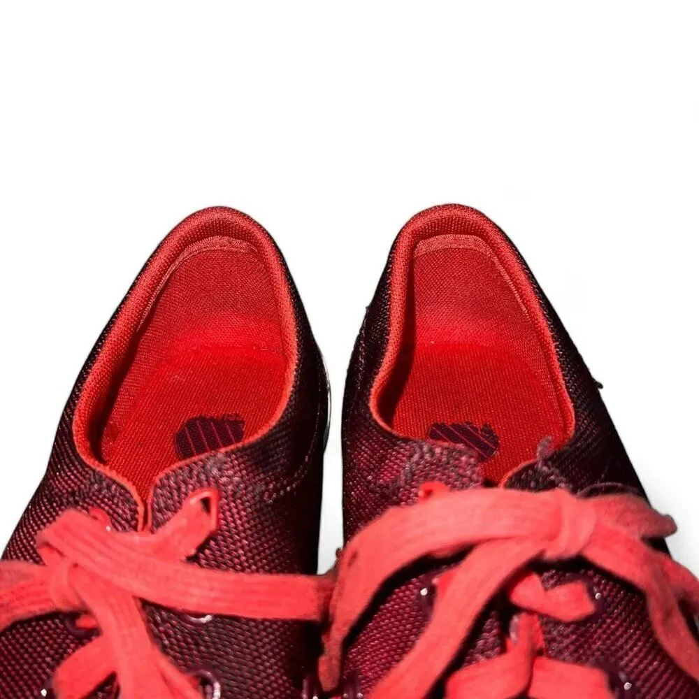 K-Swiss Clean Laguna Casual Sneakers Tawny Port / Fiery‎ Red Women's 6.5
